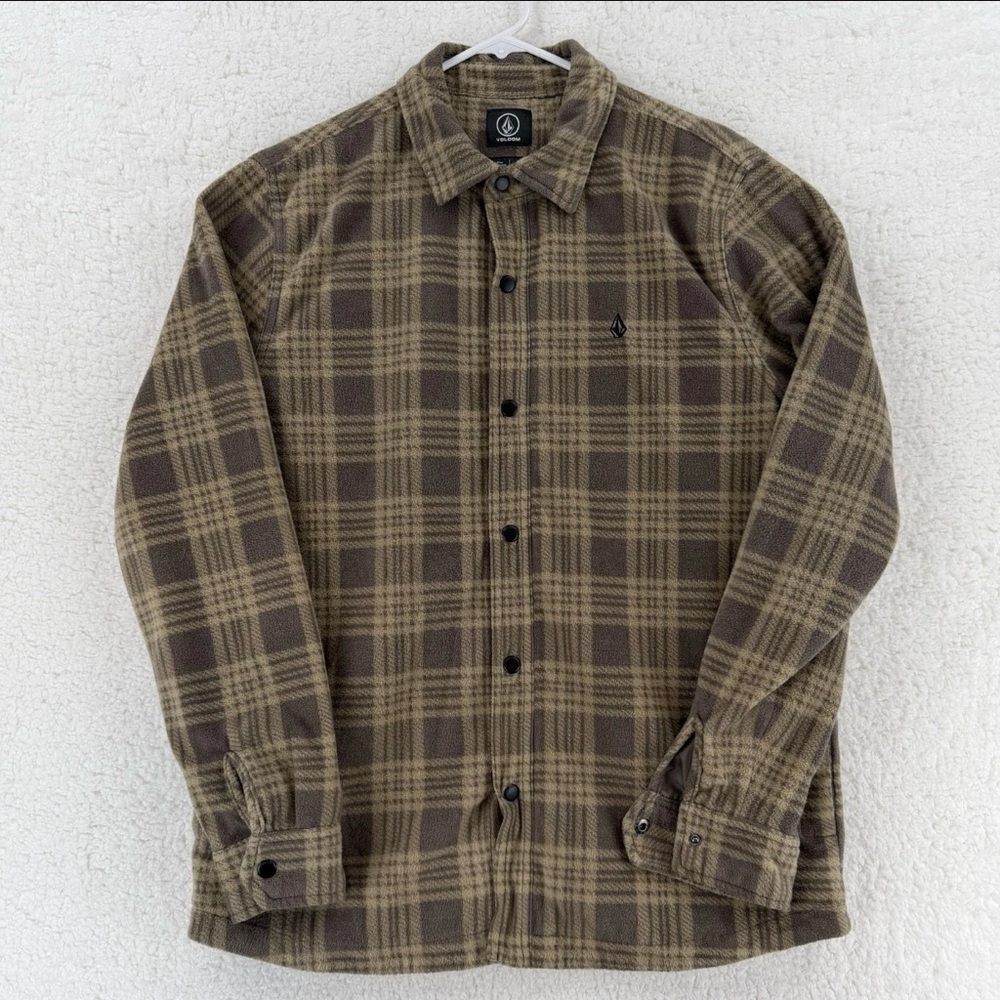 Volcom Men's Wallace fleece flannel